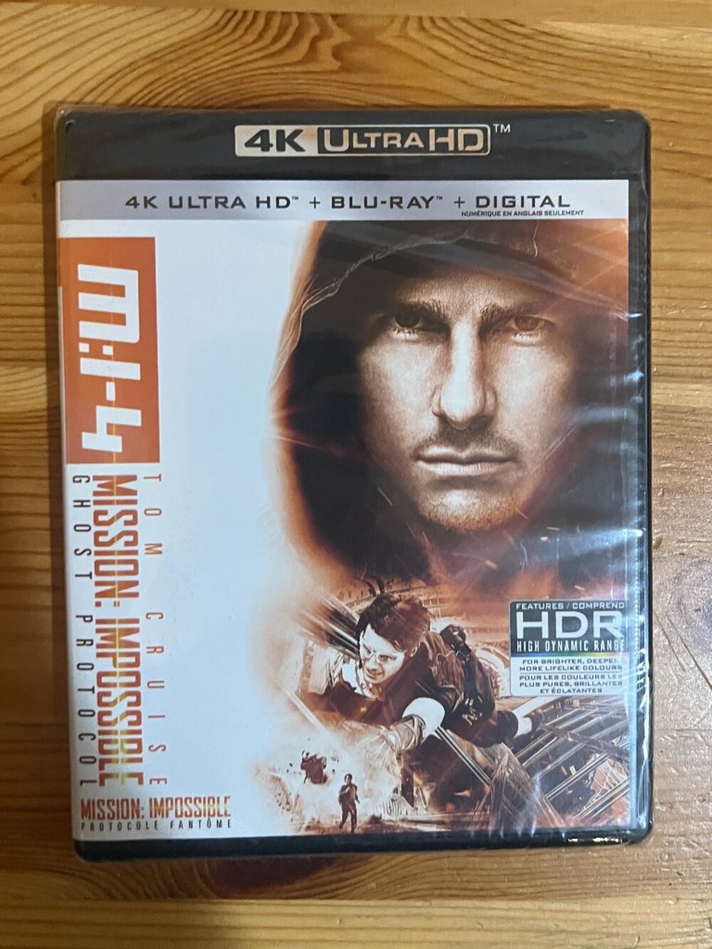 MISSION: IMPOSSIBLE - GHOST PROTOCOL 4K UHD Brand New Sealed $20